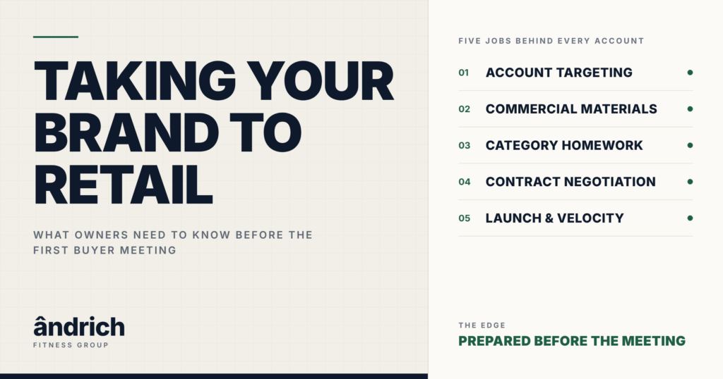 Taking your brand to retail: the five jobs behind every account